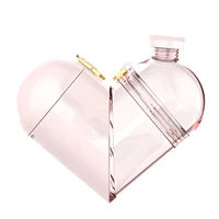 330ml love cartoon heart shaped cup fitness sports creative water bottle storage outdoor sports mug travel tea cup gift