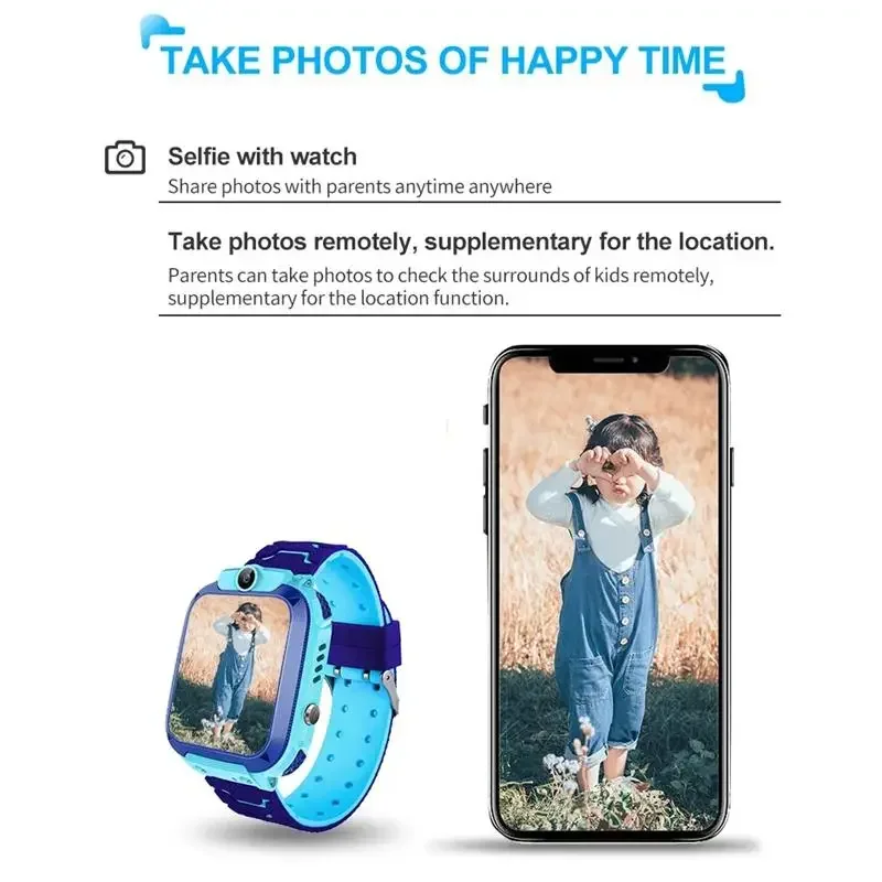 Фото Детские смарт-часы OPPO 4G с функцией телефона, SOS-вызовом и камерой, 3 в 1, мультяшные часы для девочек и мальчиков, подарок на день рождения и Рождество, новинка 2026 года №4