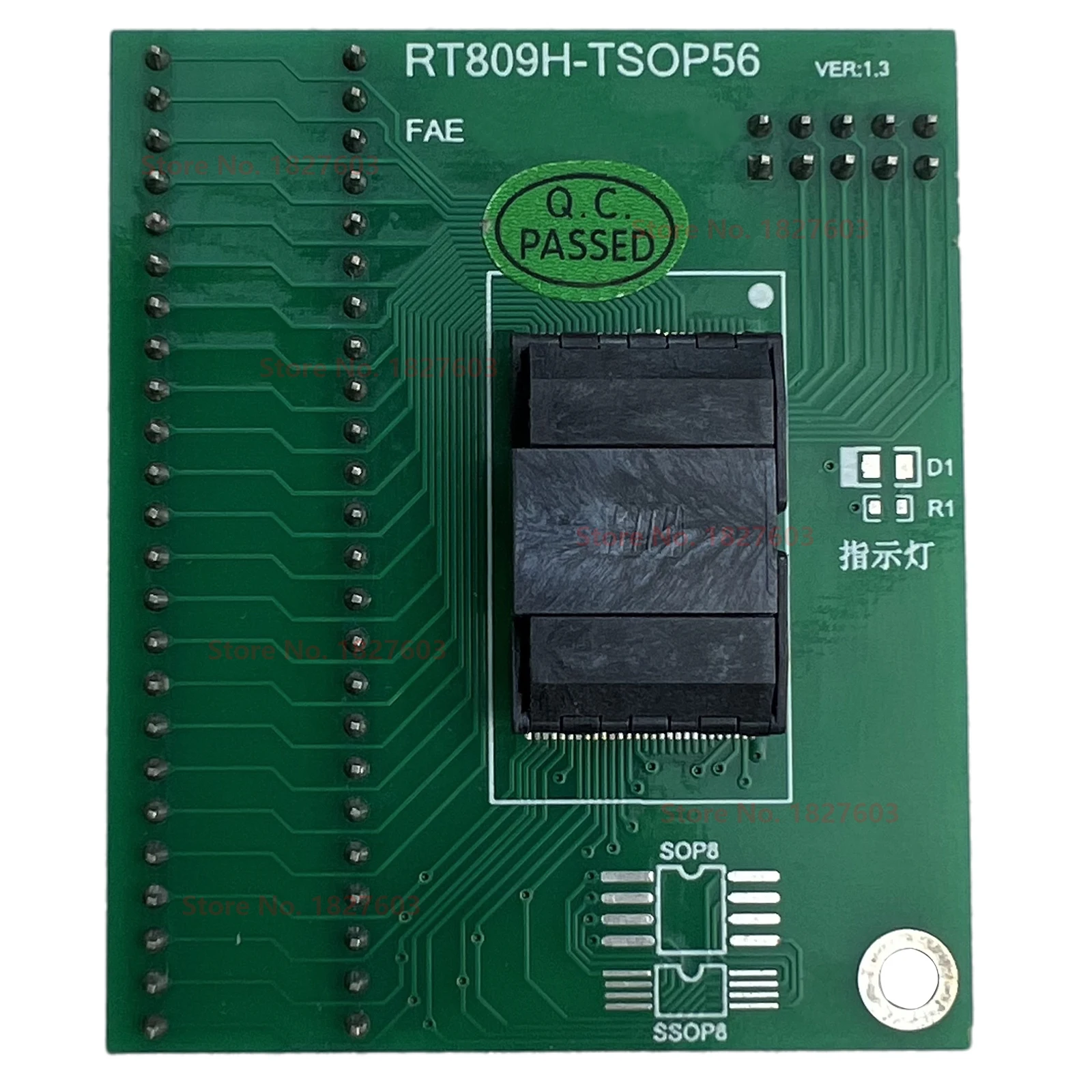 

TSOP56 адаптер IC Socket только для RT809H программатора VER: 1,3 RT809H_RT-TSOP56 980020-56-P1 IC SOCKET