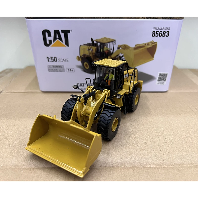 DM литой под давлением масштаб 1:50 CAT 972 XE колесный погрузчик модель инженерного