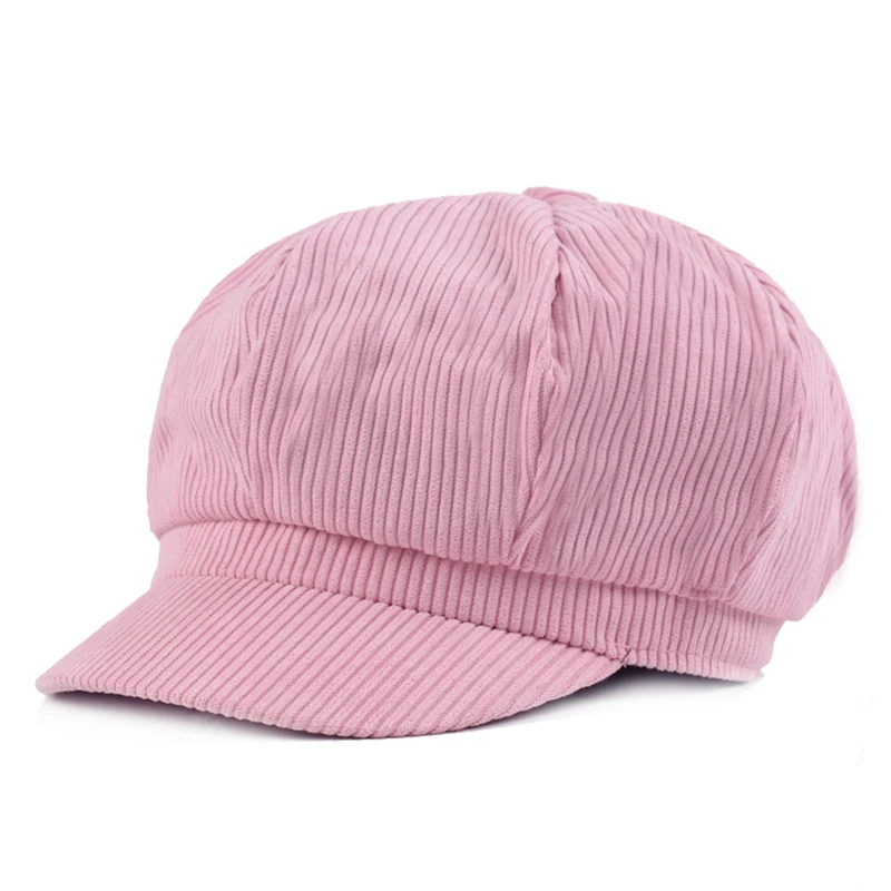 

Однотонный берет для женщин, сезон весна-осень, кепка газетчика, винтажная эластичная Кепка с козырьком, простая универсальная Удобная Кепка художника