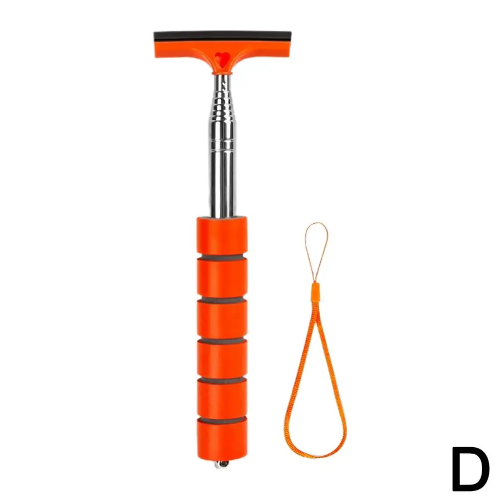 

Портативный дождливый инструмент для чистки окон, стеклоочиститель, телескопическая ручка, скребок для бокового зеркала автомобиля, телескопический скребок для зеркала заднего вида