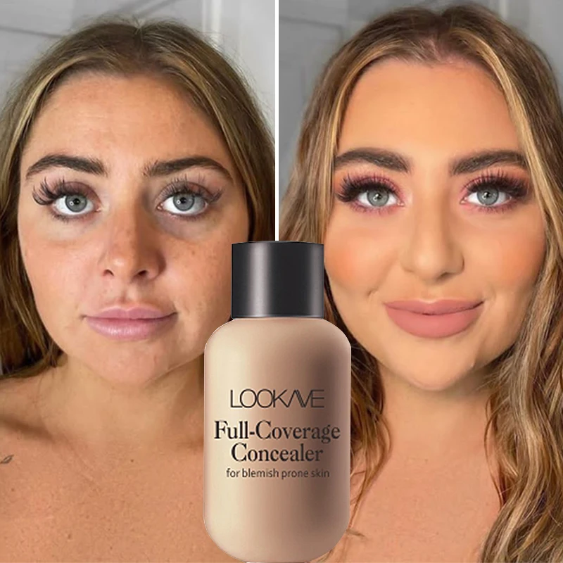

Matte Liquid Foundation Waterproof Long Lasting Moisturizing Oil Control Concealer Cream Cover Dark Circles Acne Pores Makeup