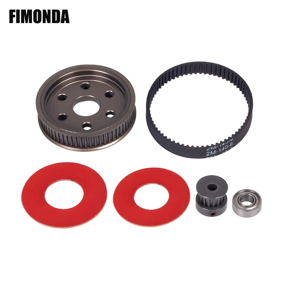 3.17/5.0 Low Noise Belt Drive Conversion Kit Transmission Gears System for 1/10 RC Crawler Car Axial SCX10 II 90046 Upgrade Part - купить по
