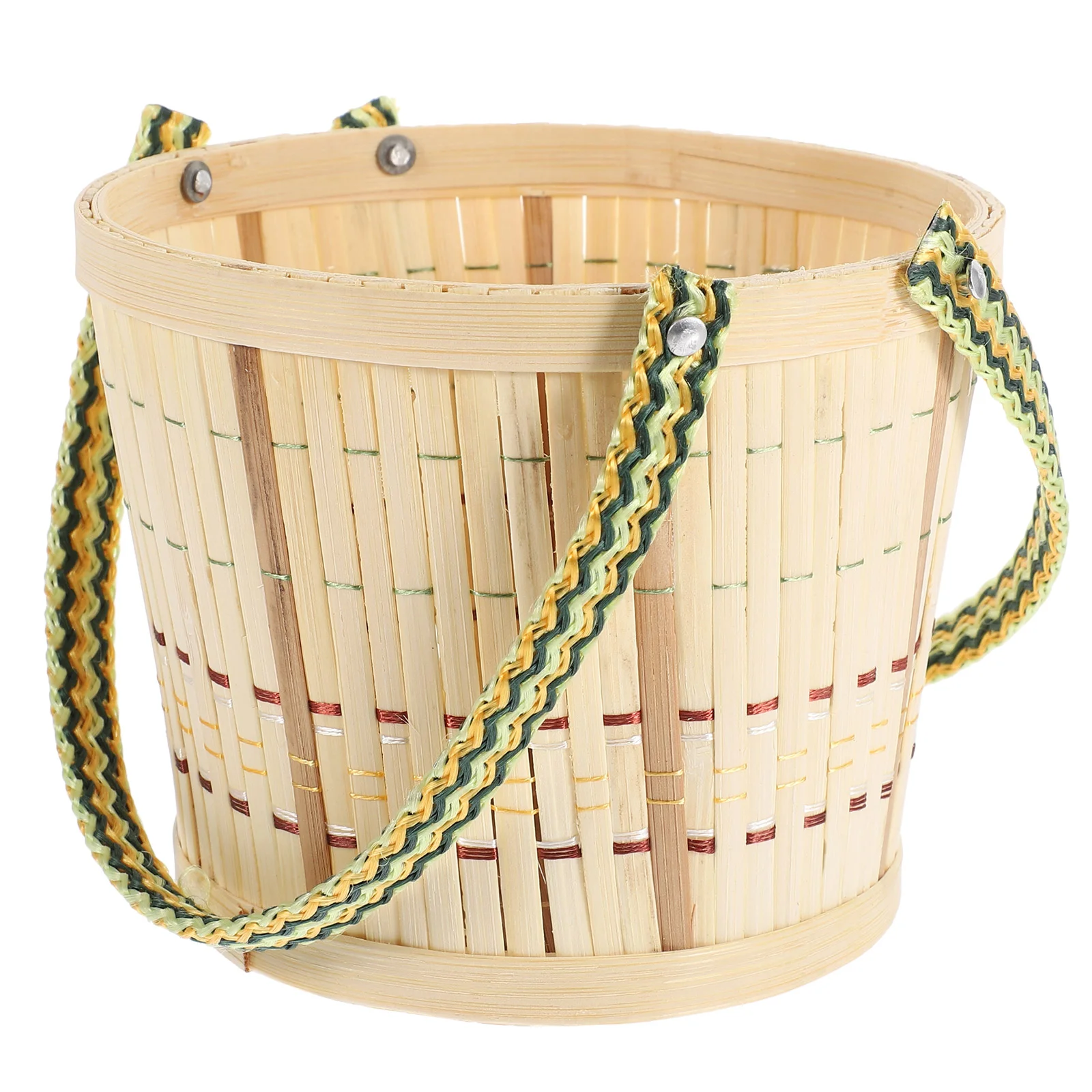 

Woven Storage Basket Bamboo Storage Basket Flower Basket Egg Storage Basket for Home