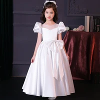 white dress girls prom dress evening flower girl dresses for weddings evening dresses long luxury 2022 celebrity tulle birthday