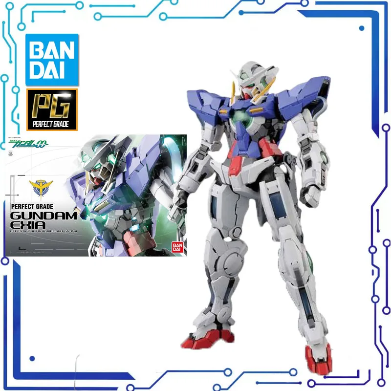 

BANDAI Anime PG 1/60 GN-001 GUNDAM EXIA New Mobile Report Gundam Assembly Plastic Model Kit Action Toys Figures Gift