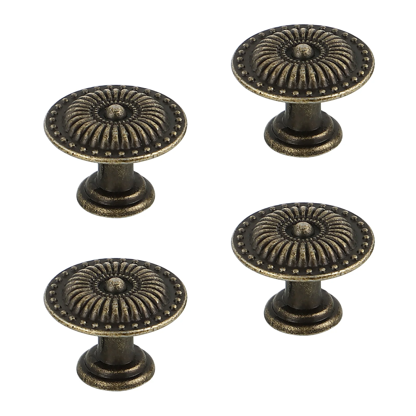 

4 Pcs Black Cabinet Knobs Handles Dresser Drawers Cupboard Knobs Drawer Knobs Mushroom Head Drawer Pulls Black Knobs Cabinets