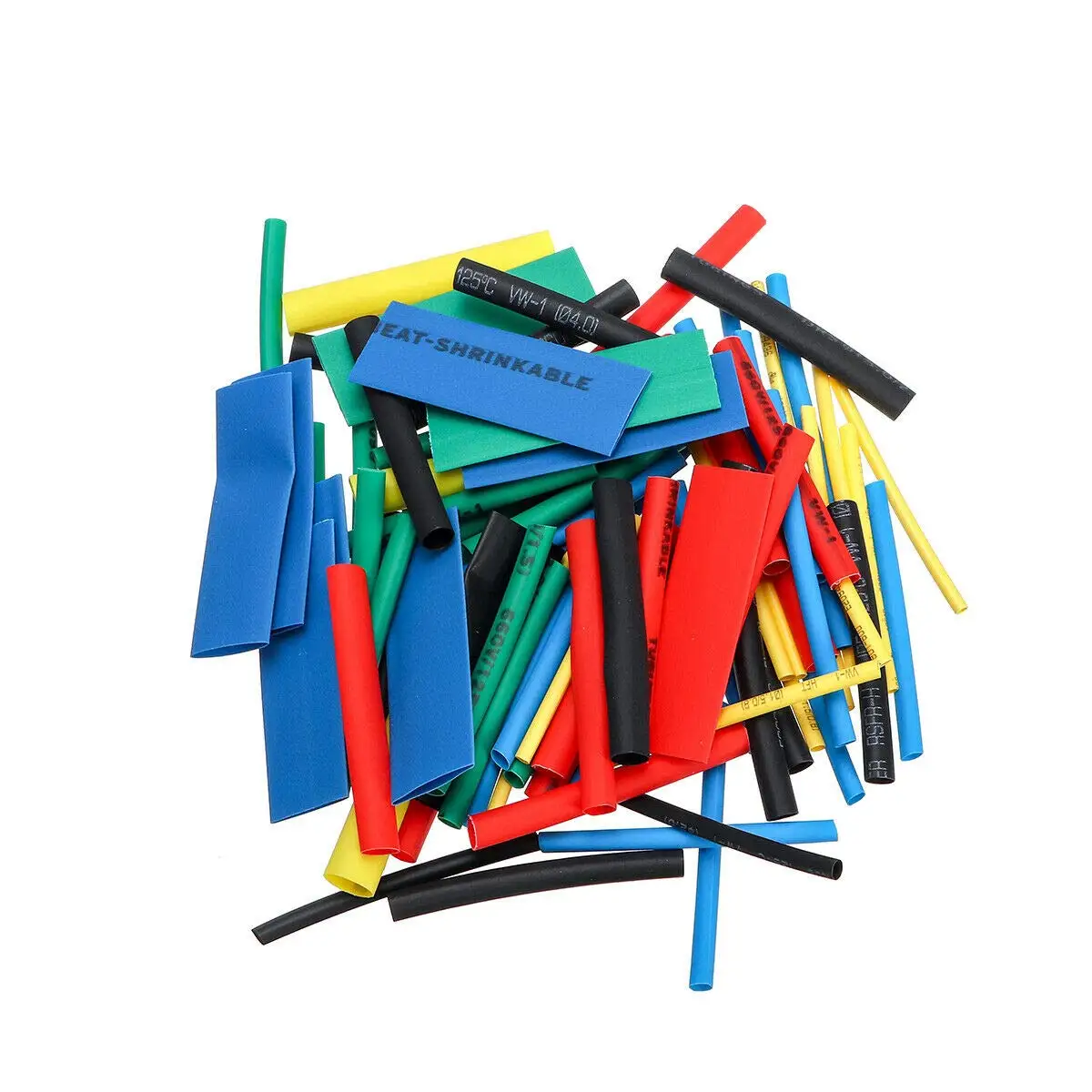 164 шт. 2:1 комплект термоусадочных трубок термоусадочная ассорти полиолефиновая