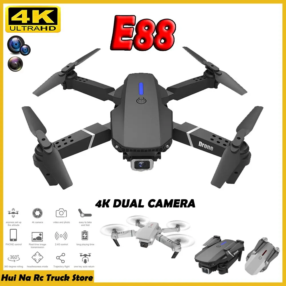 

Квадрокоптер E88 Pro складной с широким углом обзора, Wi-Fi, FPV, 2022