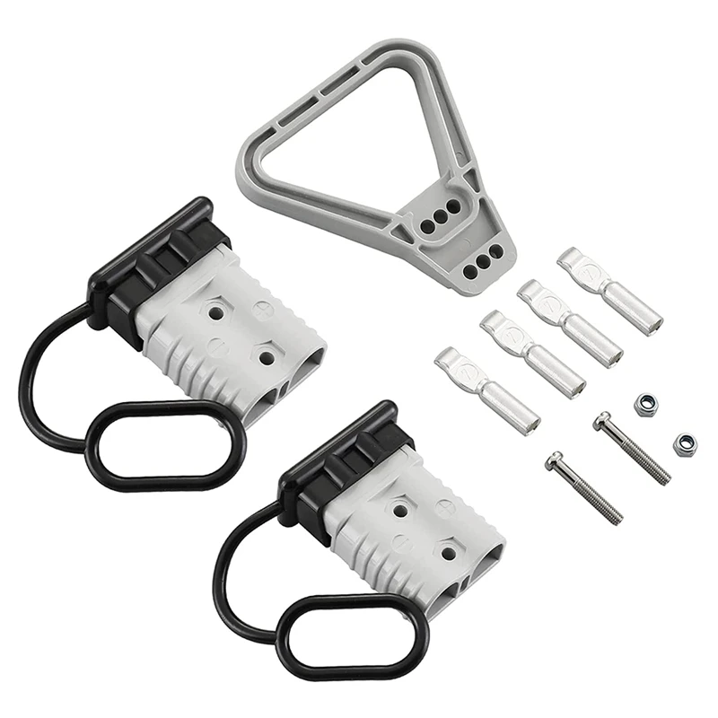 

2Pcs 1/0AWG 175A Battery Power Connector Cable Quick Connect Disconnect Kit Battery Quick Plug Connector