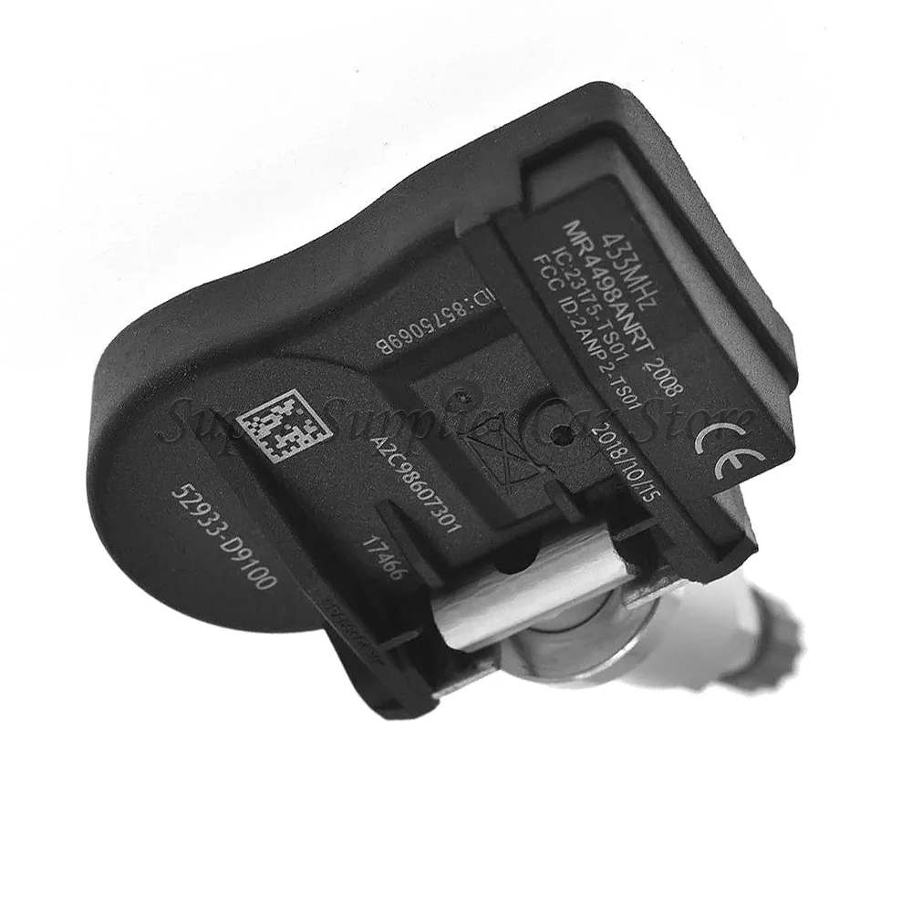 52933D9100 для Hyundai Elantra Genesis Ioniq Santa Kona Kia Soul Sorento Optima 433 МГц TPMS замена датчиков давления в