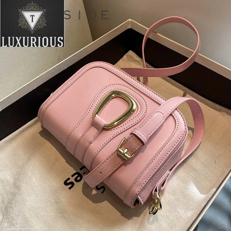 

Mini Pink Flap Bags Women 2023 Spring Designer Fashion Retro Trend Leather Crossbody Bag Female Purple Handbags and Purses