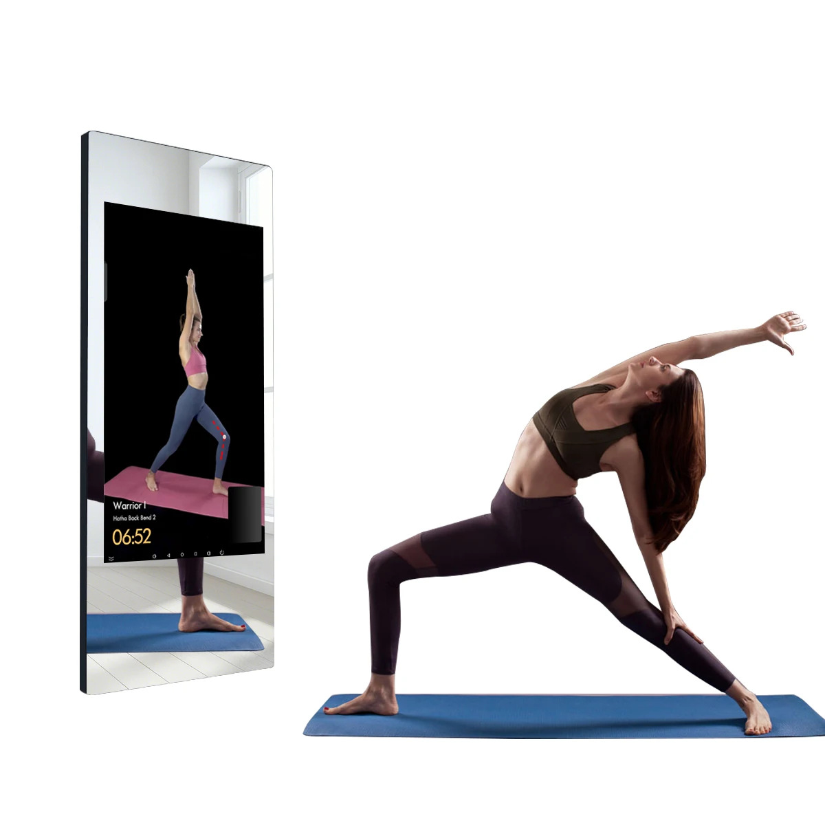 

43 inch FHD 4K Touch Screen Smart Fitness Mirror for Exercise Workout Yoga home fitness