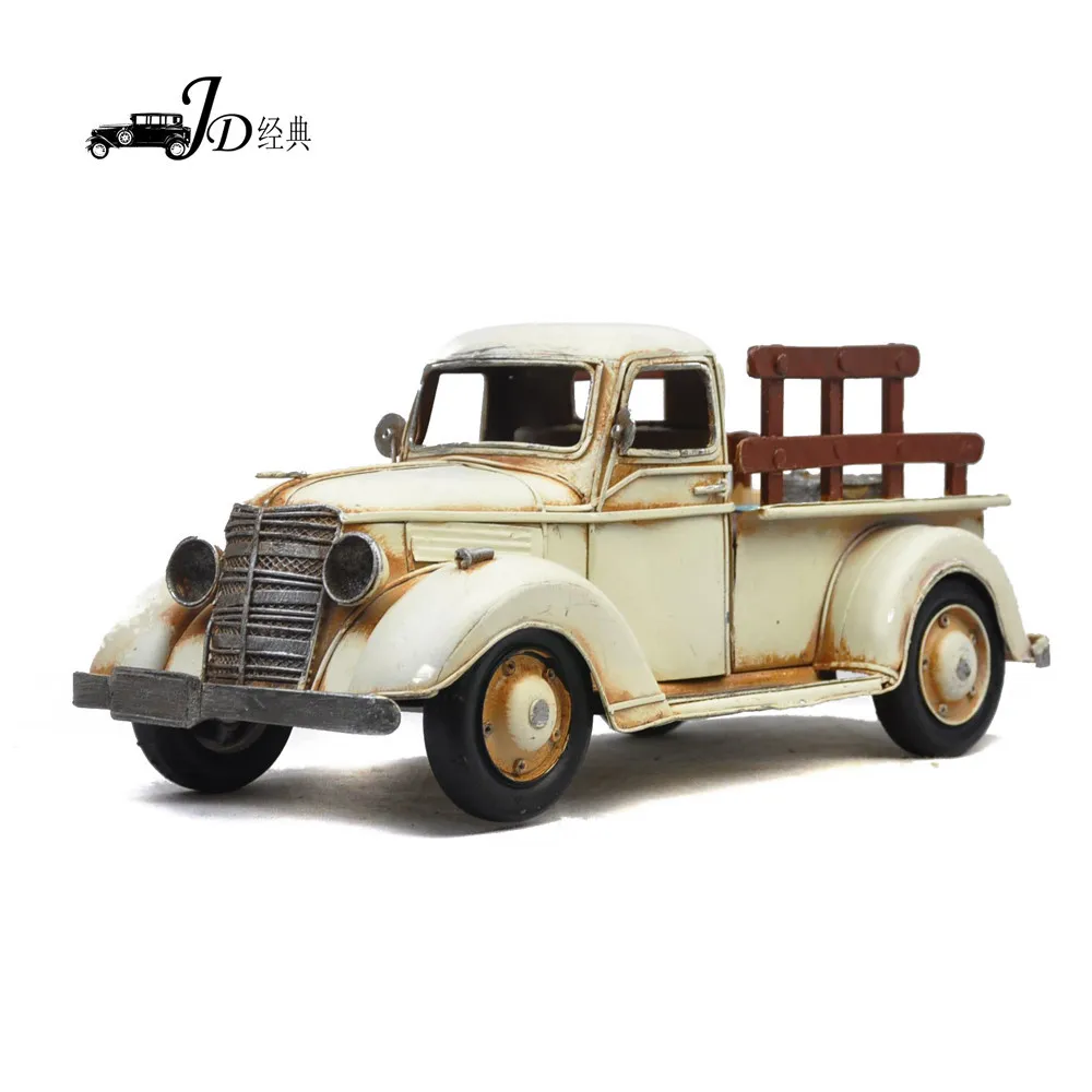 

Фермерский металлический грузовик с искусственным железом в винтажном стиле для дома, Настольная книжная полка, украшения, коллекция украшений