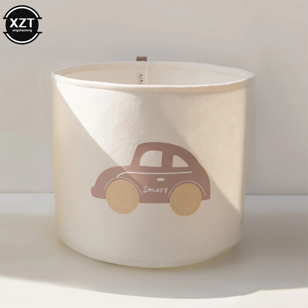 

Детская корзина для белья фетровая с динозавром