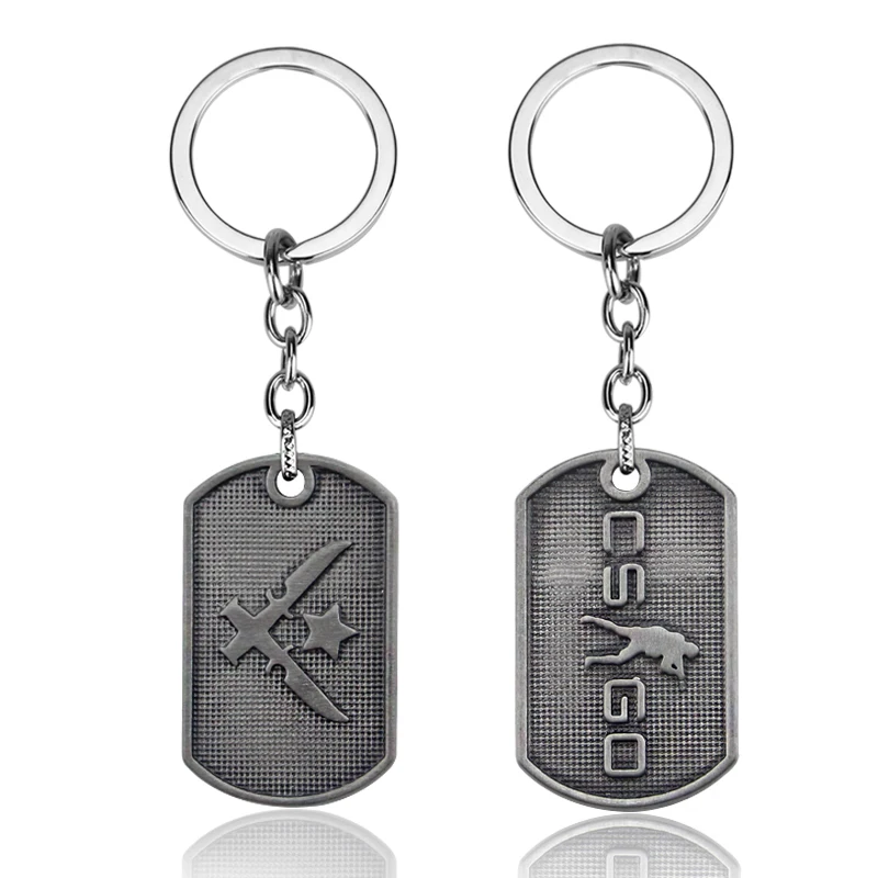 New Game Hollow Counter Strike CSGO Metal Pendant Accessories Keychain for Men Women Porte Clef Llaveros Chaveiro Carro Gift |