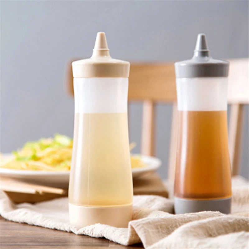

Condiment Squeeze Bottles,For Ketchup Mustard Mayo Hot Sauces Olive Oil Bottles Kitchen Gadget