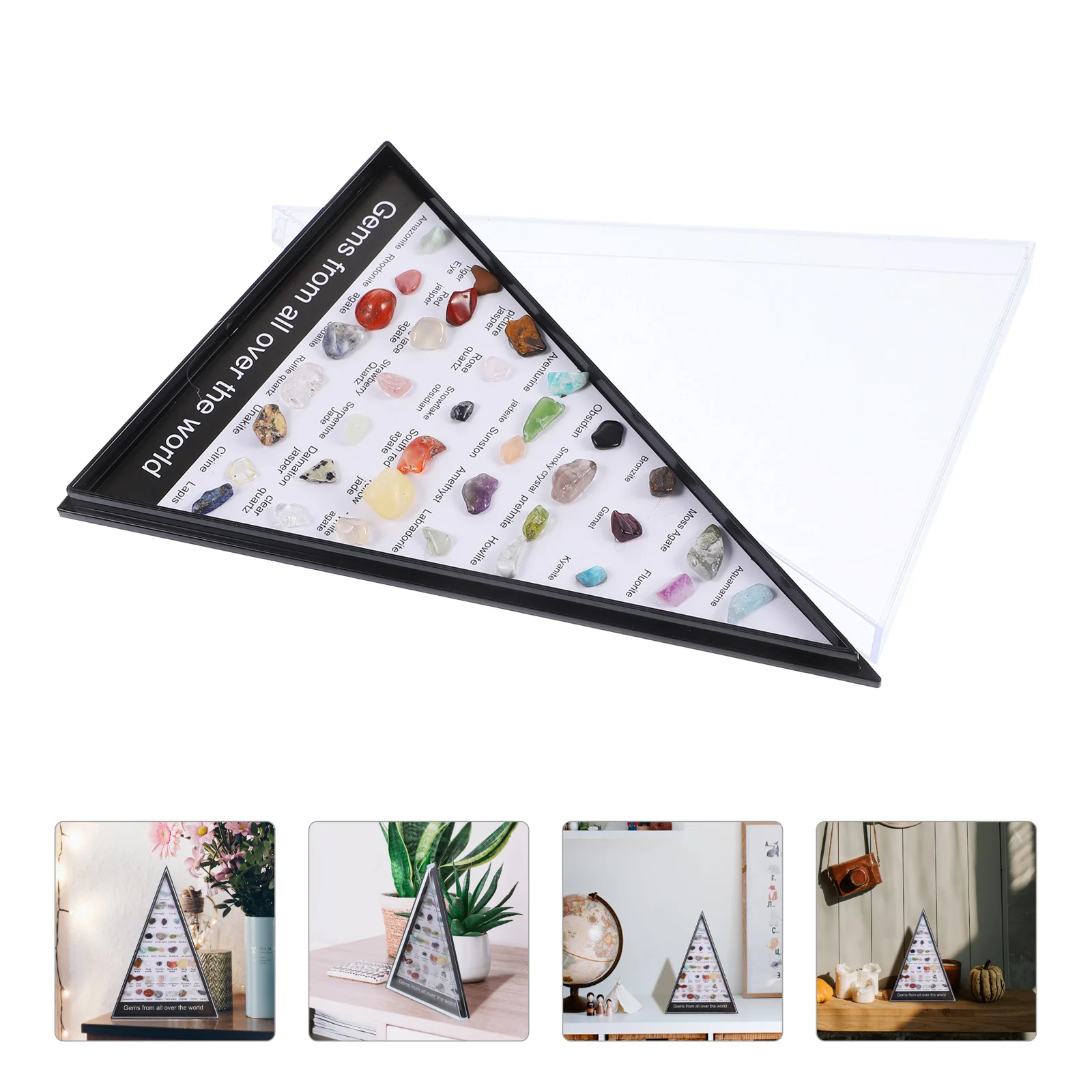 

1 Set Natural Stone Ornament Mineral Stones Rough Rock Irregular Crystal Stones Decoration