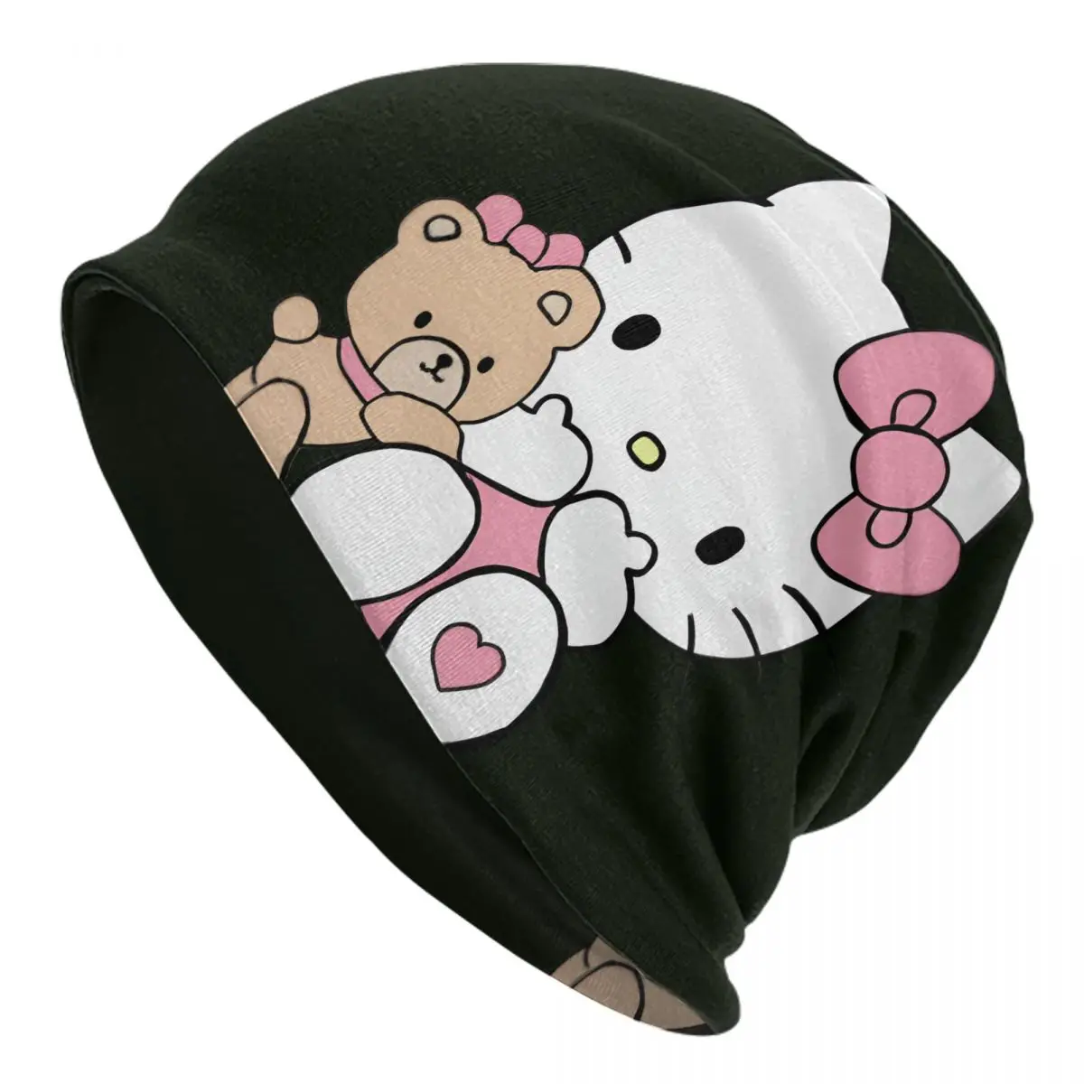 Шапка милые модные шапки для мужчин и женщин шапочки Hello Kitty облегающие Лыжные