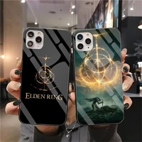 Hot Game Elden Ring Phone Case Tempered Glass For iPhone Mini Pro MAX Plus 2020 Soft Cover