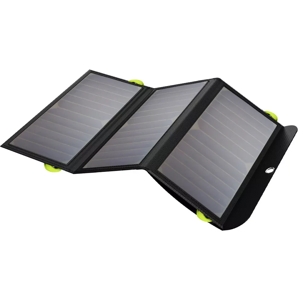 

ALLPOWERS Solar Charger 5V 15W Portable Solar Panel Built-in 10000mAh Solar Battery Charger for Outdoor Camping Iphone Fishing