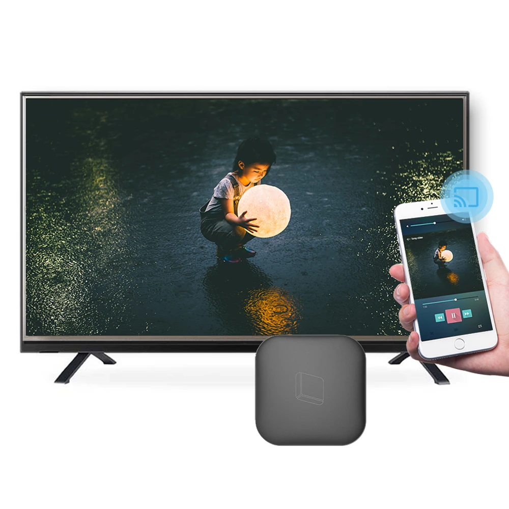 Фото ТВ-приставка HY1netflix ott iptv smart android 9 2021 amlogic s905y2 4k 2,4g Φ Двухдиапазонная WiFi android телеприставка №2