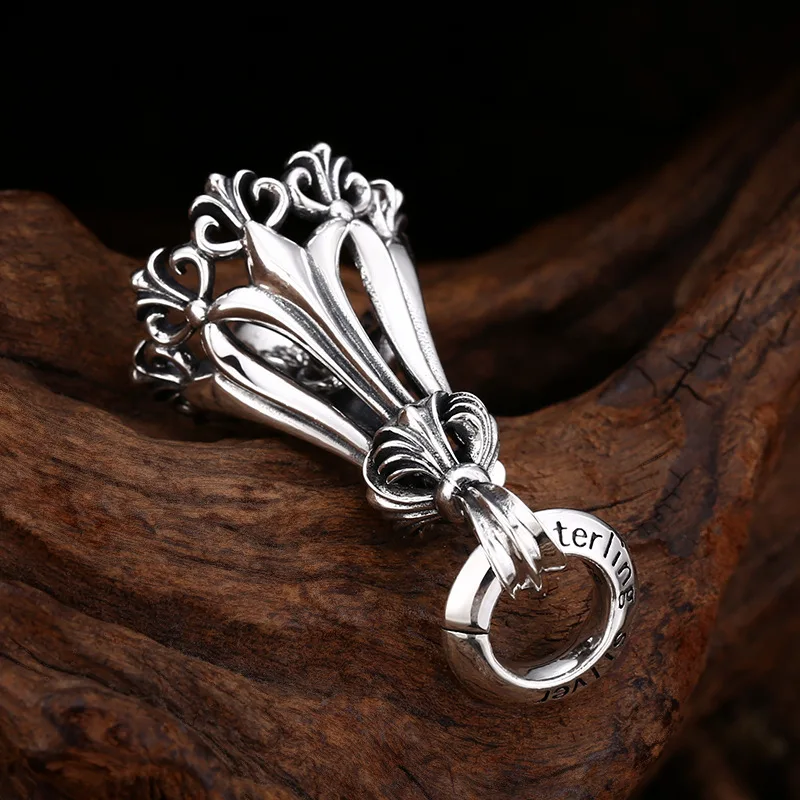 Подвески из стерлингового серебра 925 пробы для женщин мужчин и ретро-ирис tectorum-maxim