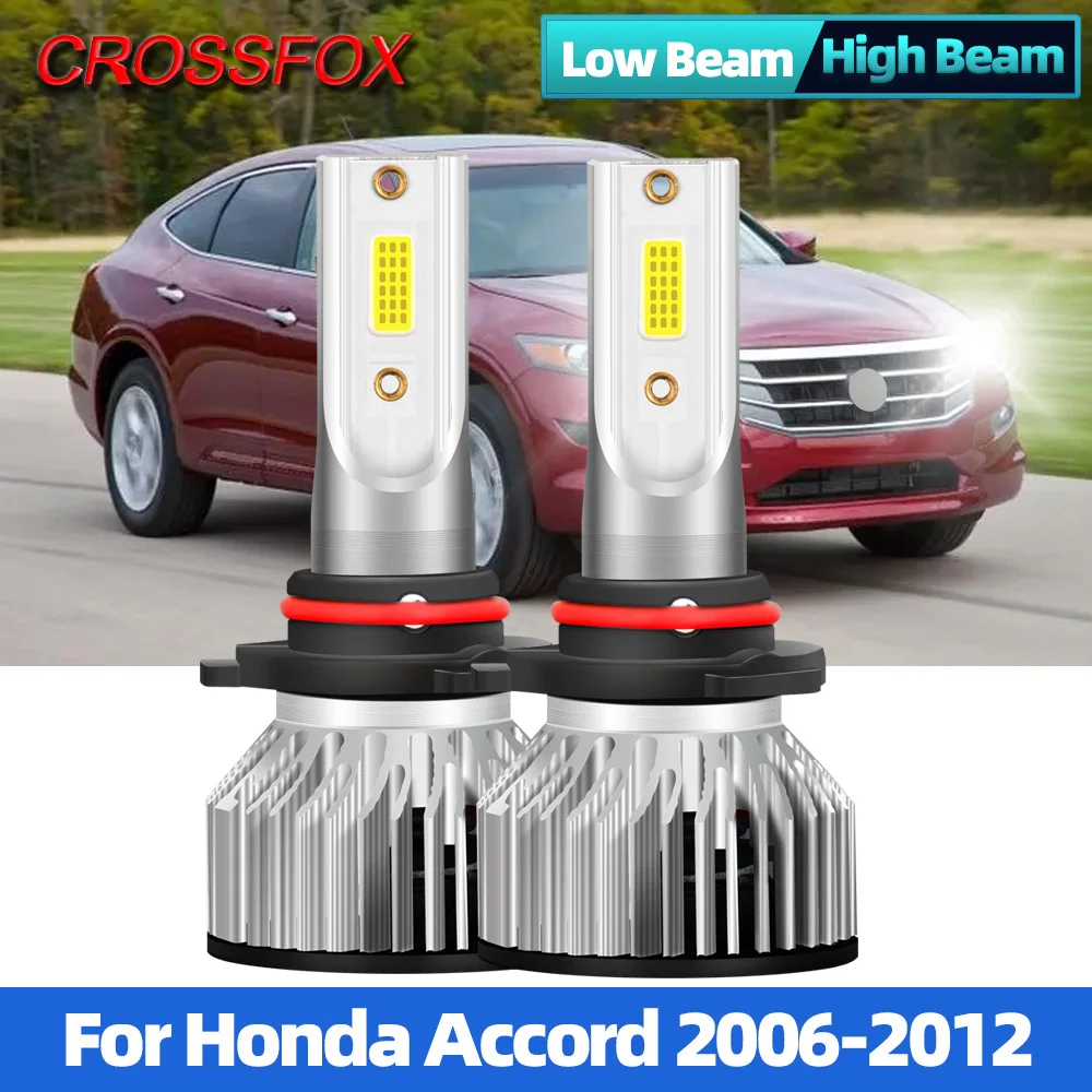 

2 Sides LED Light Led Lamps Car Headlight 9005 HB3 9006 HB4 6000K Auto Bulbs 90W High Low Beam 12V For Honda Accord 2006-2012