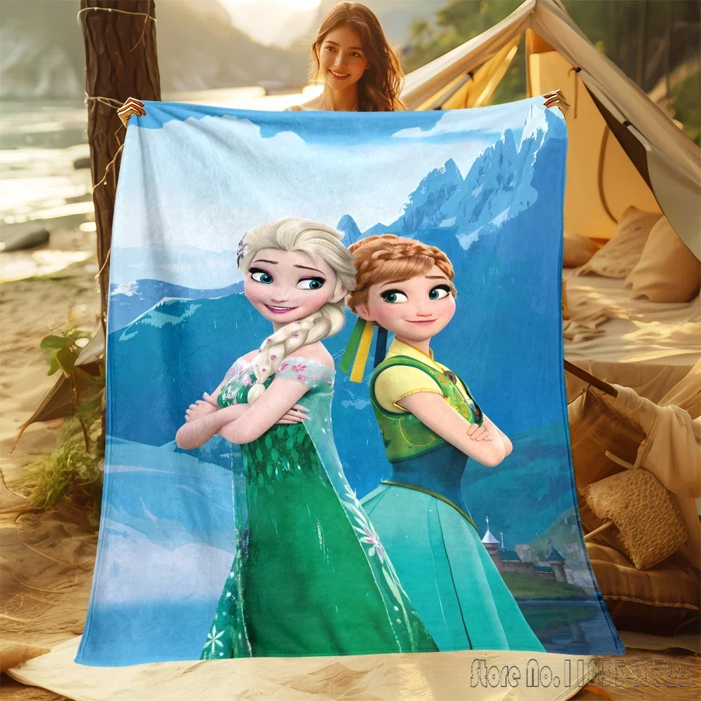 Одеяло детское флисовое с 3D-принтом Холодное сердце