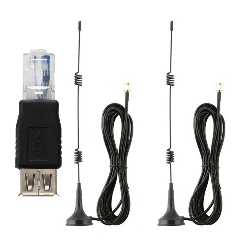 

Переходник с гнезда USB на штырь RJ45 8P8C с 7 дБи 315 МГц