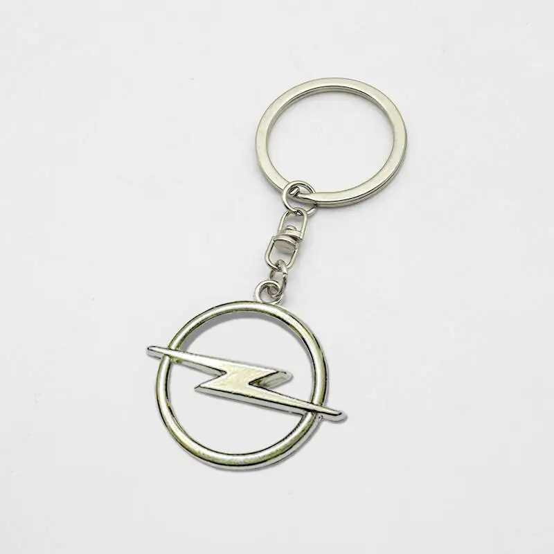 

3D металлический/кожаный автомобильный Стайлинг брелок для Opel Corsa 2004 Astra D Combo Insignia Adam Mokka брелок для ключей автоаксессуары