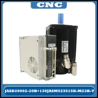 new cnc jmc 220v 2kw three phase low voltage jasd series ac servo motor and driver jasd20002 20b servo kit