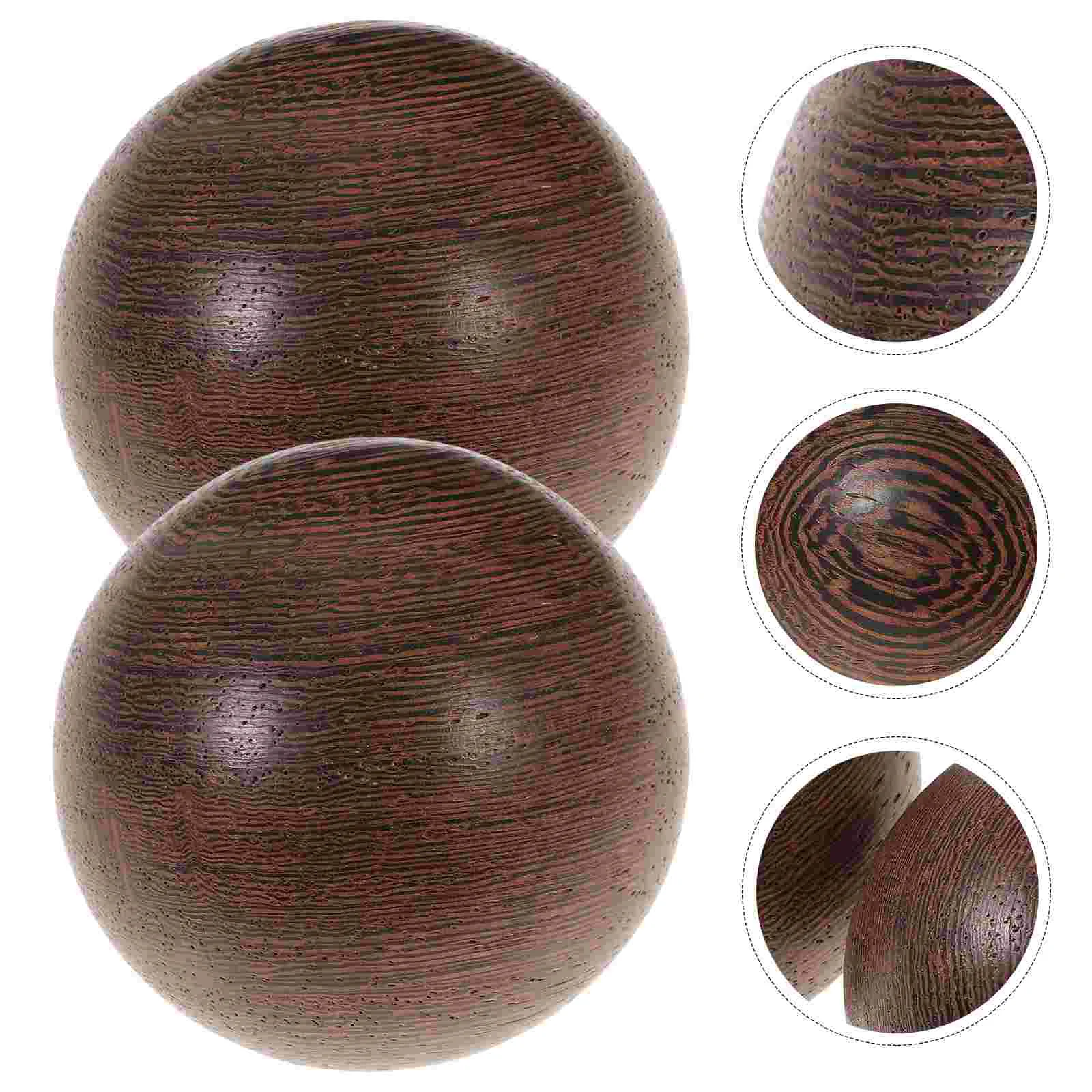 

Wrist Balls Exercise Handballs Chinese Stress Bell Shaped Wooden Elder Adult