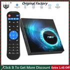 Приставка Смарт-ТВ T95, Android 10, 6K, 2,4 ГГц, Wi-Fi, KD18, 128 ГГц, 6K, 16 ГБ, 32 ГБ, 64 ГБ, 4K, четырехъядерный процессор, медиаплеер H616