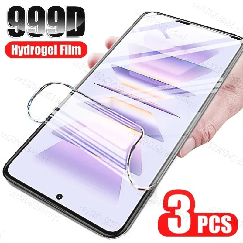 

3PCS Hydrogel Film For Xiaomi Redmi K50 K40 Gaming K60 Ultra Full Cover Screen Protector For Redmi K60 K20 K30 K40S K50 Pro Film
