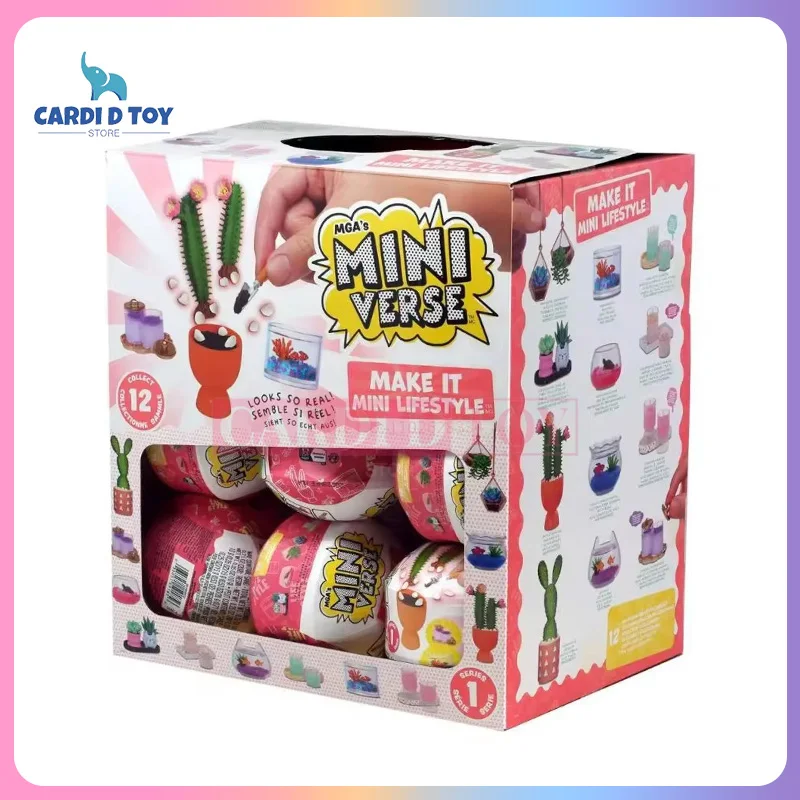 Mga Miniverse Фигурка Make It Мини-фигурки образ жизни Аниме Фигурки ПВХ Настольный