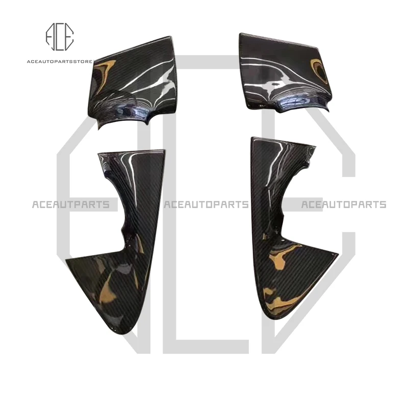 Новинка автомобильные дверные ручки из натурального углеродного волокна