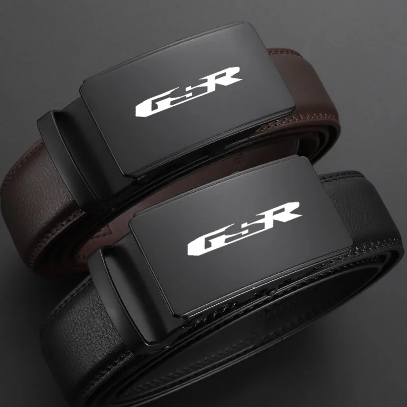 Canvas men's belt fashion black nylon outdoor metal automatic buckle For SUZUKI  GSR 750 600 400 GSR250 Accessories
