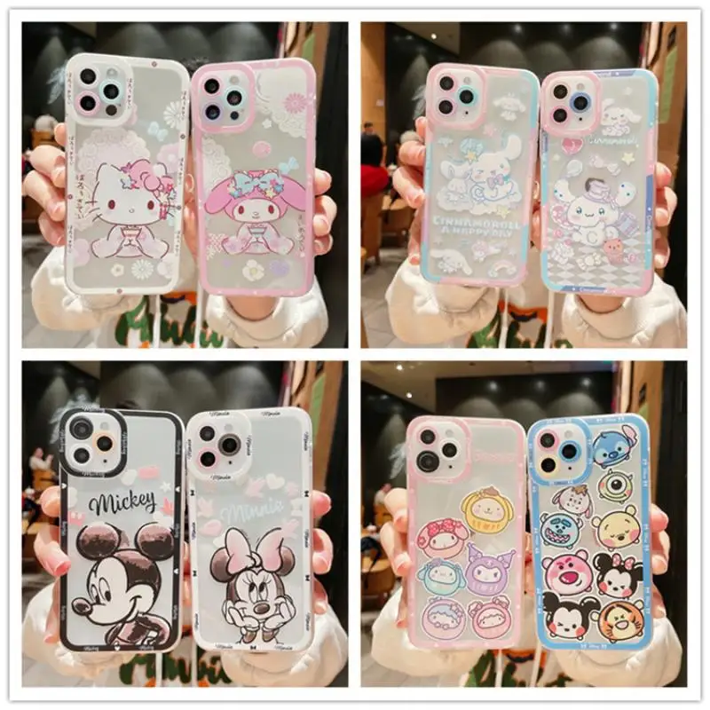 

Милый Коричный цвет My Melody Kitty Kuromi Pompompurin Sanrio плюшевый мультяшный милый тисненый фотографический подарок для девочки