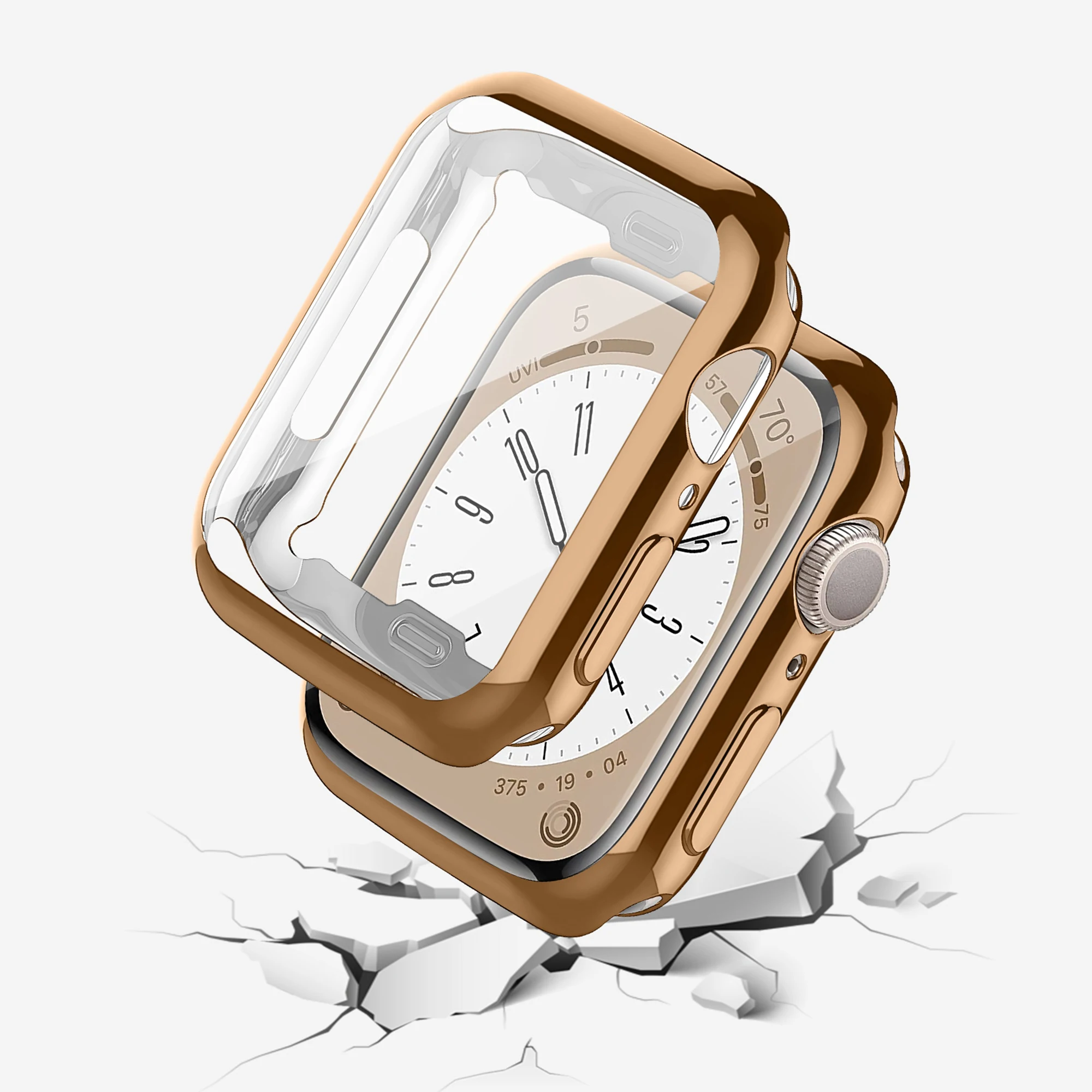 Защитная пленка для экрана Apple Watch 10 чехол 46 мм 42 45 41 44 40 защитный из ТПУ-бампера iWatch