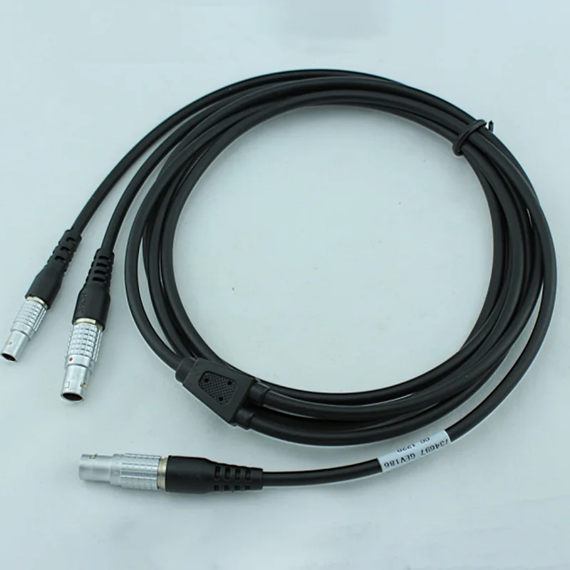 

Leica Y Cable 734697 for GPS connect to Total Station and GEB171 External Battery, Brand New Data Cable GEV186