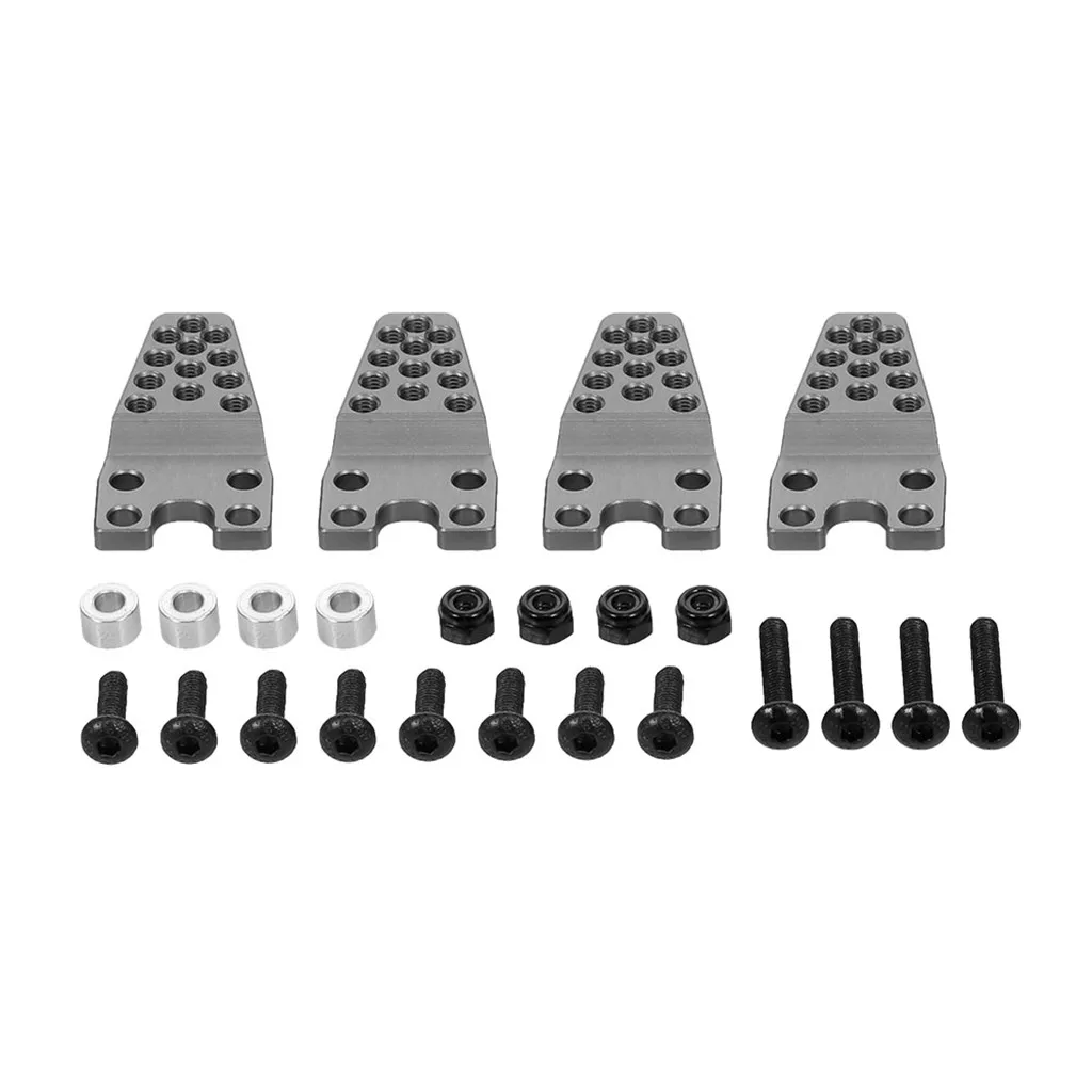 

4PCS RC Car Aluminum Shock Absorber Tower Lift Lower Adjust Stand for 1/10 RC Crawler Axial SCX10 Upgrade Parts
