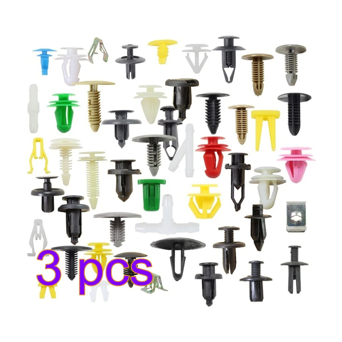

Color Size Random Fender Retainer Clip Bumper Door Panel Splash Shield Push Pins Automobile Accessory 400pcs mix