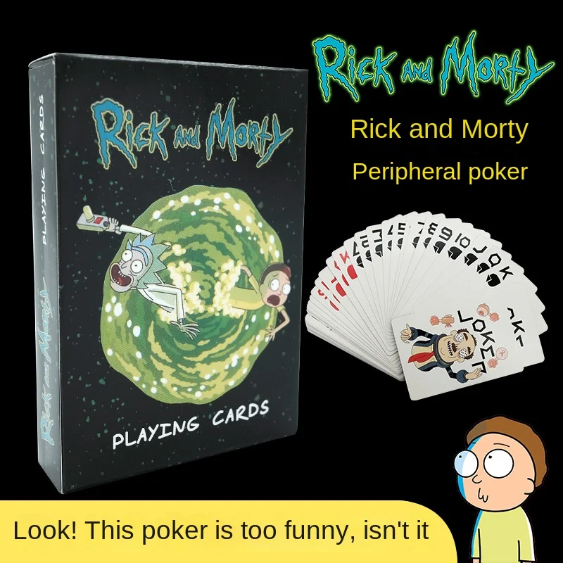 

Rick and Morty Rick and Morty Films and Television Products Card Playing Table Game Playing Cards