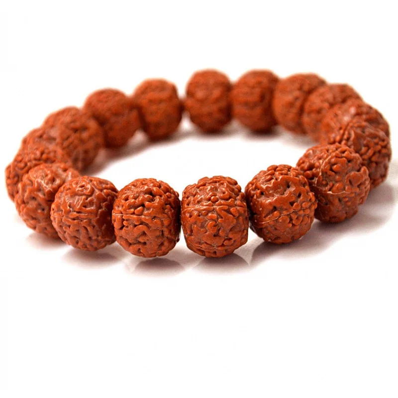 Spring Craft15/16/17 мм красно-желтая кожа Ручная шлифовка Тибетский Стиль Большая