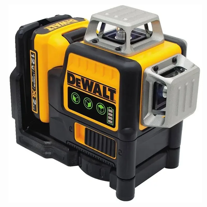 DeWalt DW089LG Зеленый Лазерный Инструмент Для Выравнивания 3-сторонний 360 Градусов