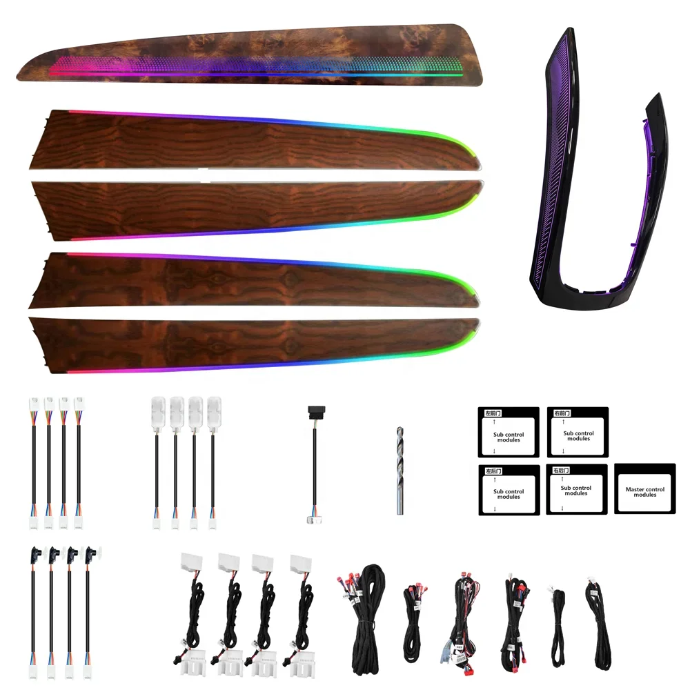 Светодиодные накладные фонари iCarsin для Audi Q5 2010-2017 окружающее освещение