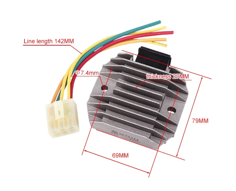 12 В выпрямитель регулятор напряжения зарядное устройство кремниевое для Yamaha XV250