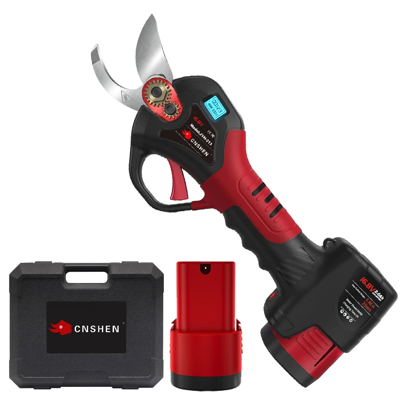 

cordless battery powered scissors pruning professional electric pruner vineyard 25mm electric pruning shears